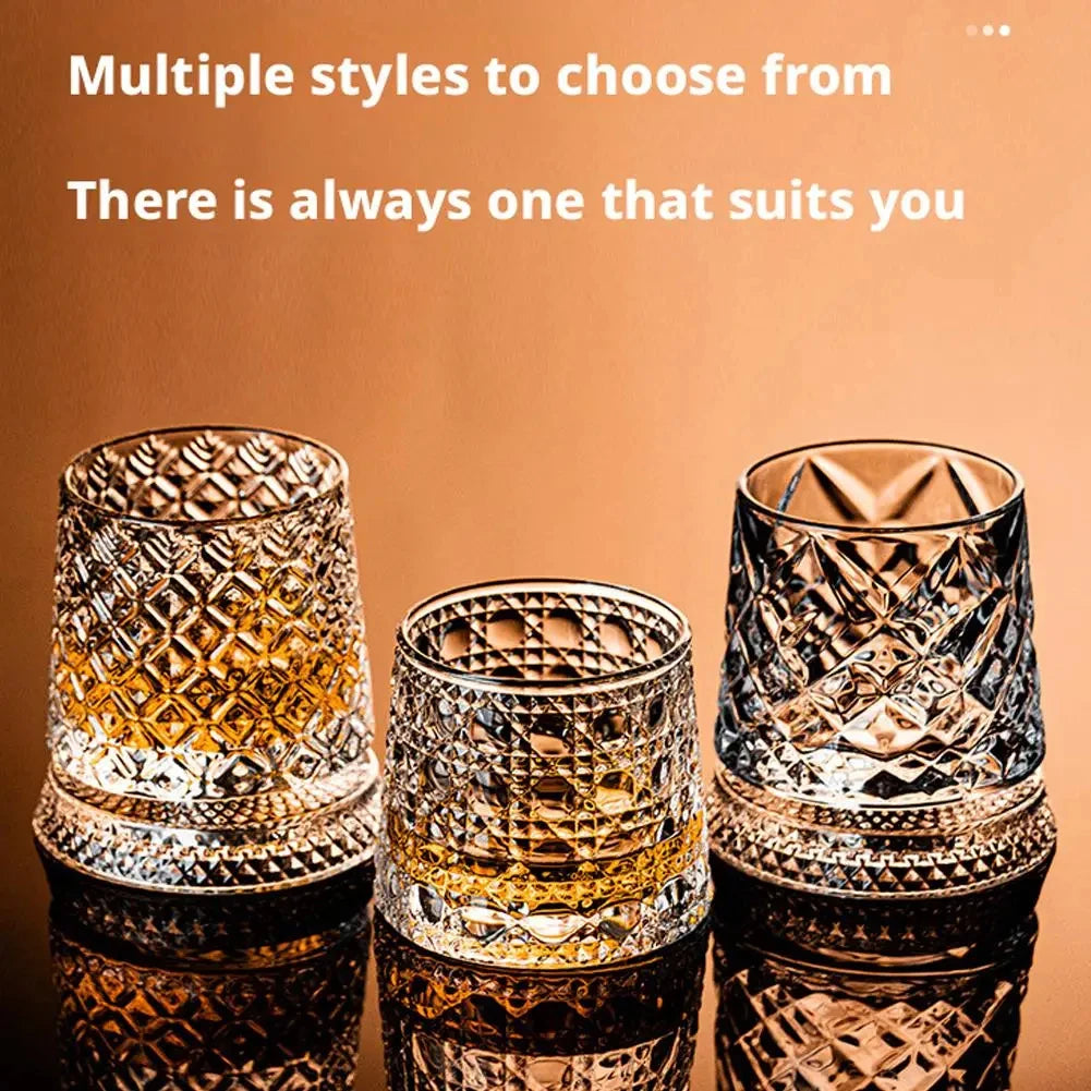 Spinning Whiskey Glasses – Set of 2