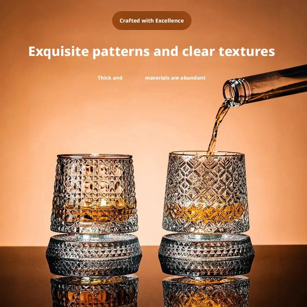 Spinning Whiskey Glasses – Set of 2