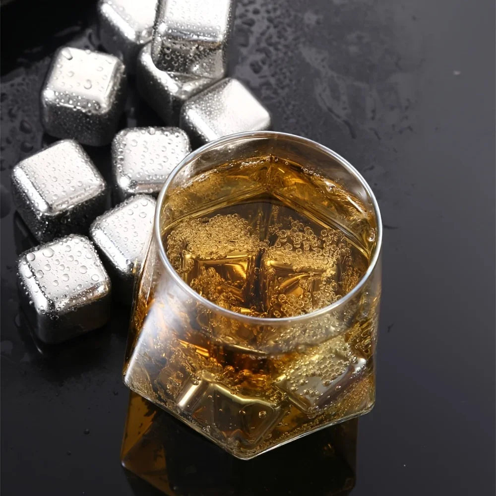 Stainless Steel Whiskey Stones – Gift Box Set