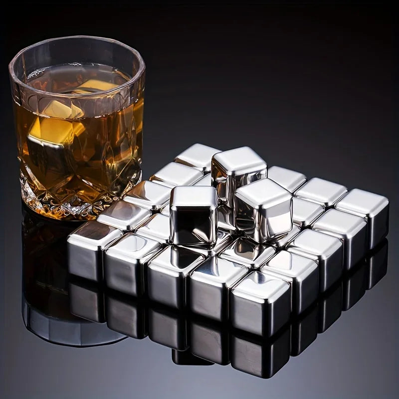 Stainless Steel Whiskey Stones – Gift Box Set