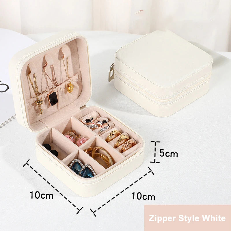 Mini Travel Jewelry Case – Vegan Leather