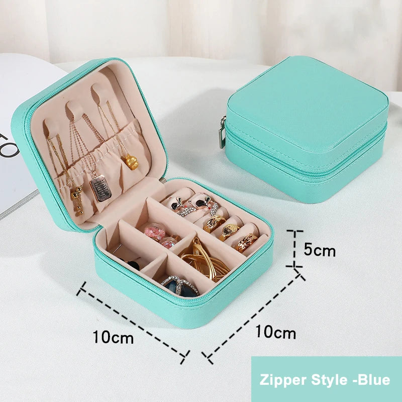 Mini Travel Jewelry Case – Vegan Leather