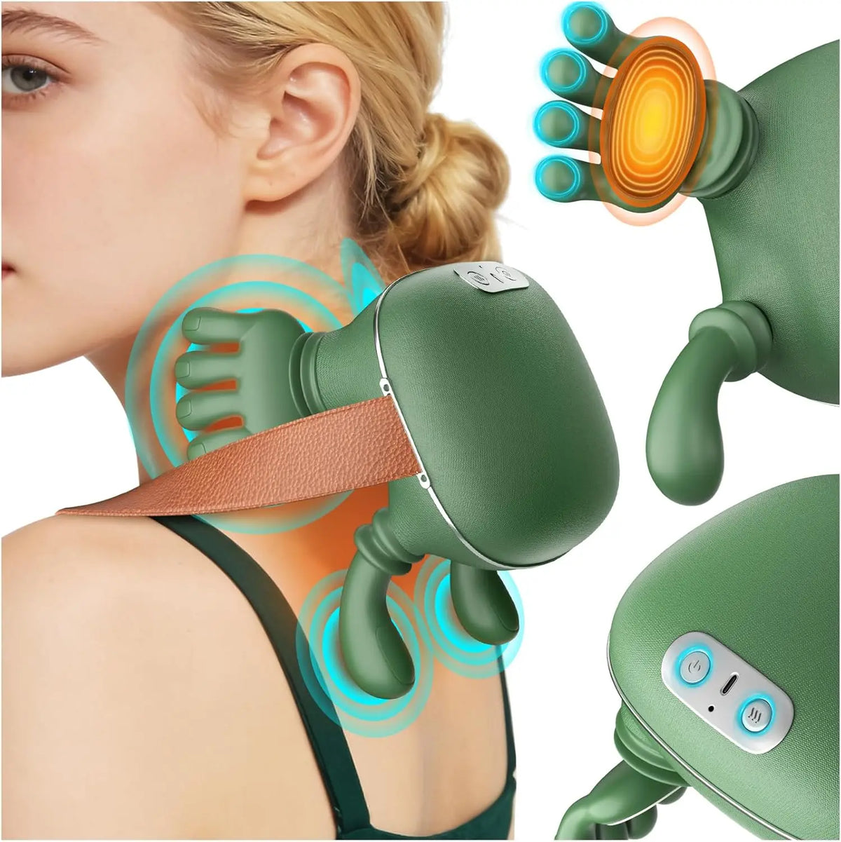 Cordless Heated Neck & Shoulder Massager
