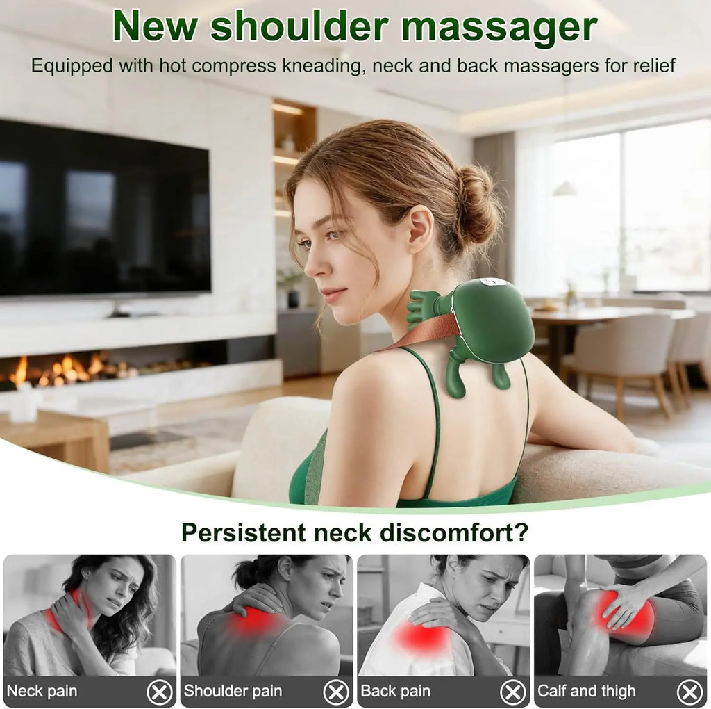 Cordless Heated Neck & Shoulder Massager