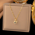 Sparkle Pendant Necklace – Heart, Moon, Swan & More