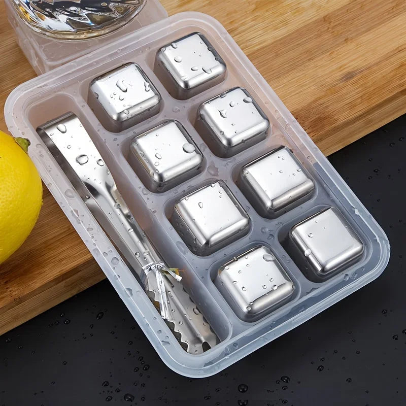 Stainless Steel Whiskey Stones – Gift Box Set