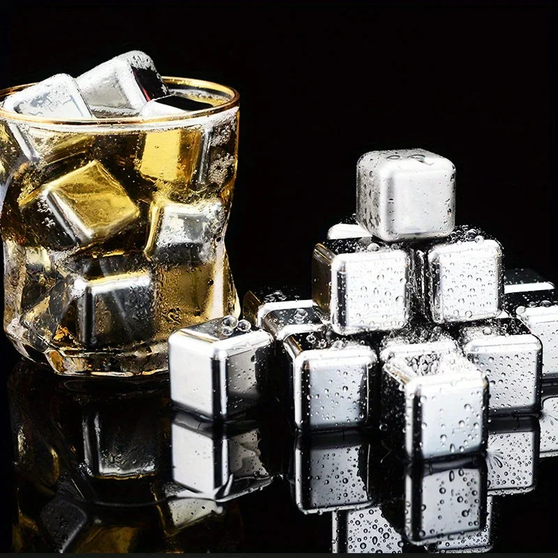 Stainless Steel Whiskey Stones – Gift Box Set