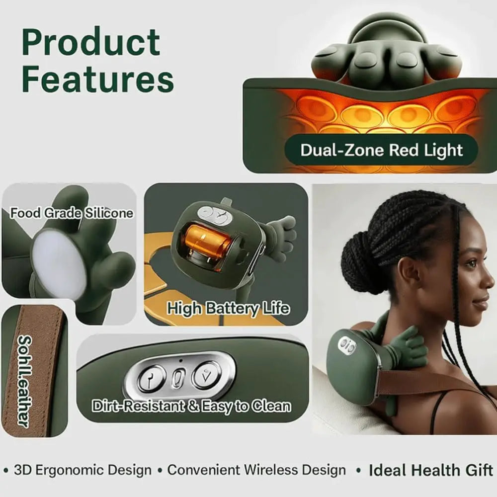 Cordless Heated Neck & Shoulder Massager