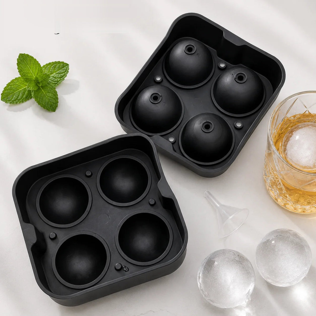 Large Ice Ball Mold for Whiskey